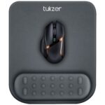 Tukzer Gel Mouse Pad Wrist Rest Memory-Foam Ergonomic Mousepad| Cushion Wrist Support & Pain Relief| Suitable for Gaming, Computer, Laptop, Home & Office Non-Slip Rubber Base (Grey)