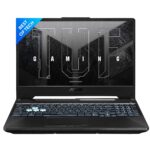 ASUS TUF F15 Gaming Laptop, Intel Core i5-11400H 11th Gen, 15.6"(39.62 cms) FHD 144Hz, RTX 3050 4GB Graphics, (8GB RAM /512GB SSD/90WHrs Battery/Windows 11/Office 2021/Black/2.3 kg) FX506HC-HN089WS