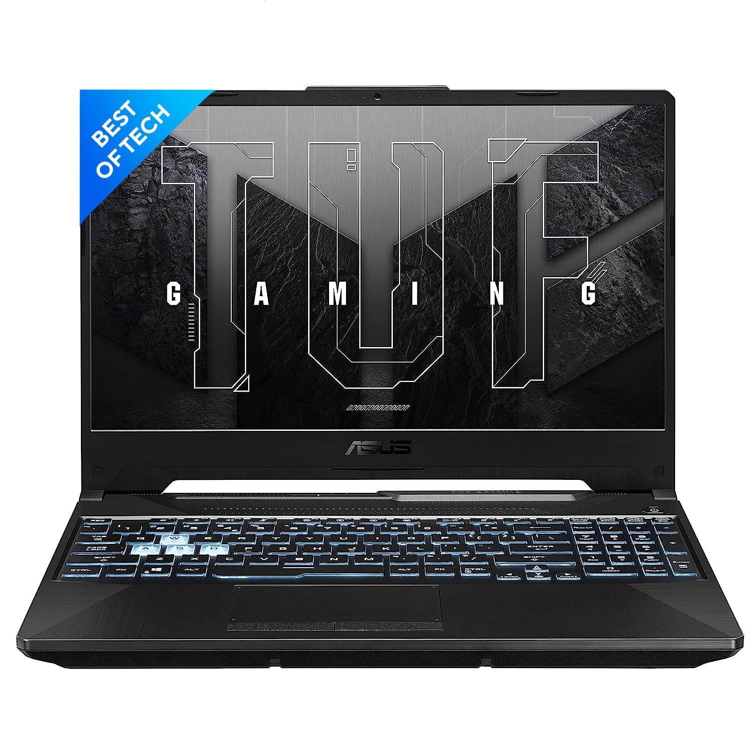 ASUS TUF F15 Gaming Laptop, Intel Core i5-11400H 11th Gen, 15.6"(39.62 cms) FHD 144Hz, RTX 3050 4GB Graphics, (8GB RAM /512GB SSD/90WHrs Battery/Windows 11/Office 2021/Black/2.3 kg) FX506HC-HN089WS