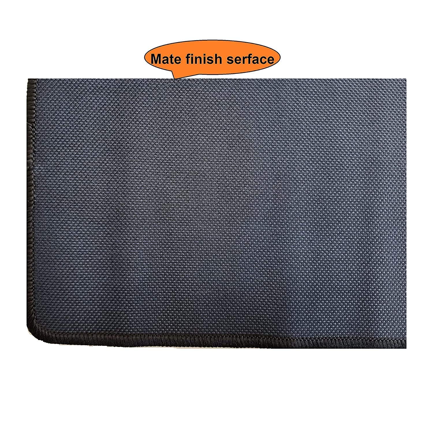 SPIN CART Gaming Mouse pad, Long XXL Extended Desk Table Mat Mousepad for Laptop PC Computer (Black)