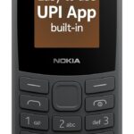 (Refurbished) Nokia 106 4G Keypad Phone with 4G, Built-in UPI Payments App, Long-Lasting Battery, Wireless FM Radio & MP3 Player, and MicroSD Card Slot | Charcoal