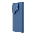 Nillkin Case for Samsung Galaxy S24 Ultra (6.8" Inch) CamShield Silky Prop Silicone Material with Lens Protect + Stand 360 Protect Blue