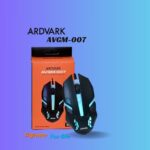 ARDVARK AVGM007 Gaming Mouse Wired, Ergonomic Gamer Laptop PC USB Optical Computer Mice with RGB Backlit, 4 Adjustable DPI Up to 2400, 3 Programmable Buttons