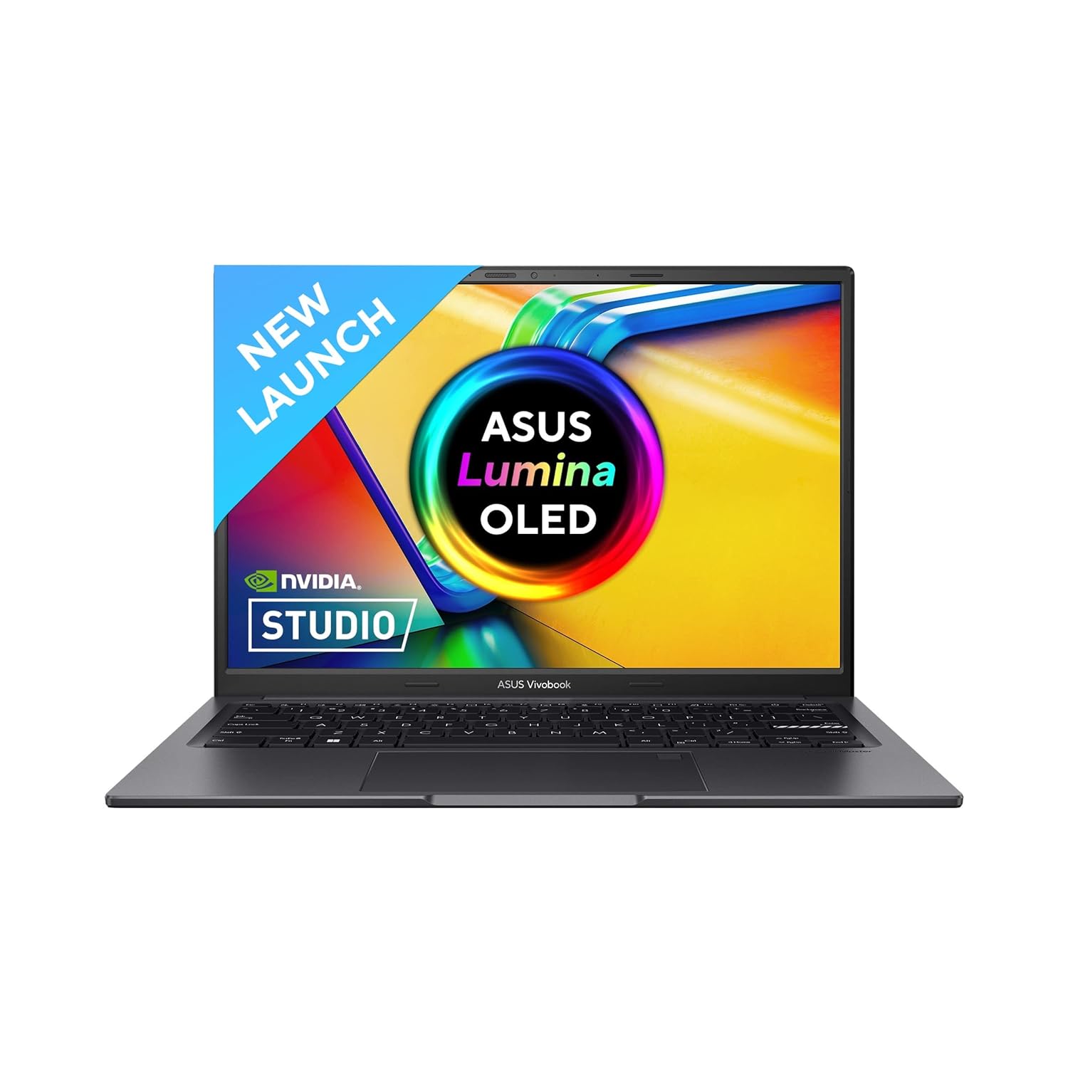 ASUS Creator Series Vivobook 14X OLED (2023), Intel Core i7-12650H 12th Gen, 14" (35.56 cm) 2.8K 90Hz OLED, Creator/Gaming Laptop (16GB/1TB/4GB RTX 2050/Win11/FP/Black/1.4 kg), K3405ZFB-KM751WS