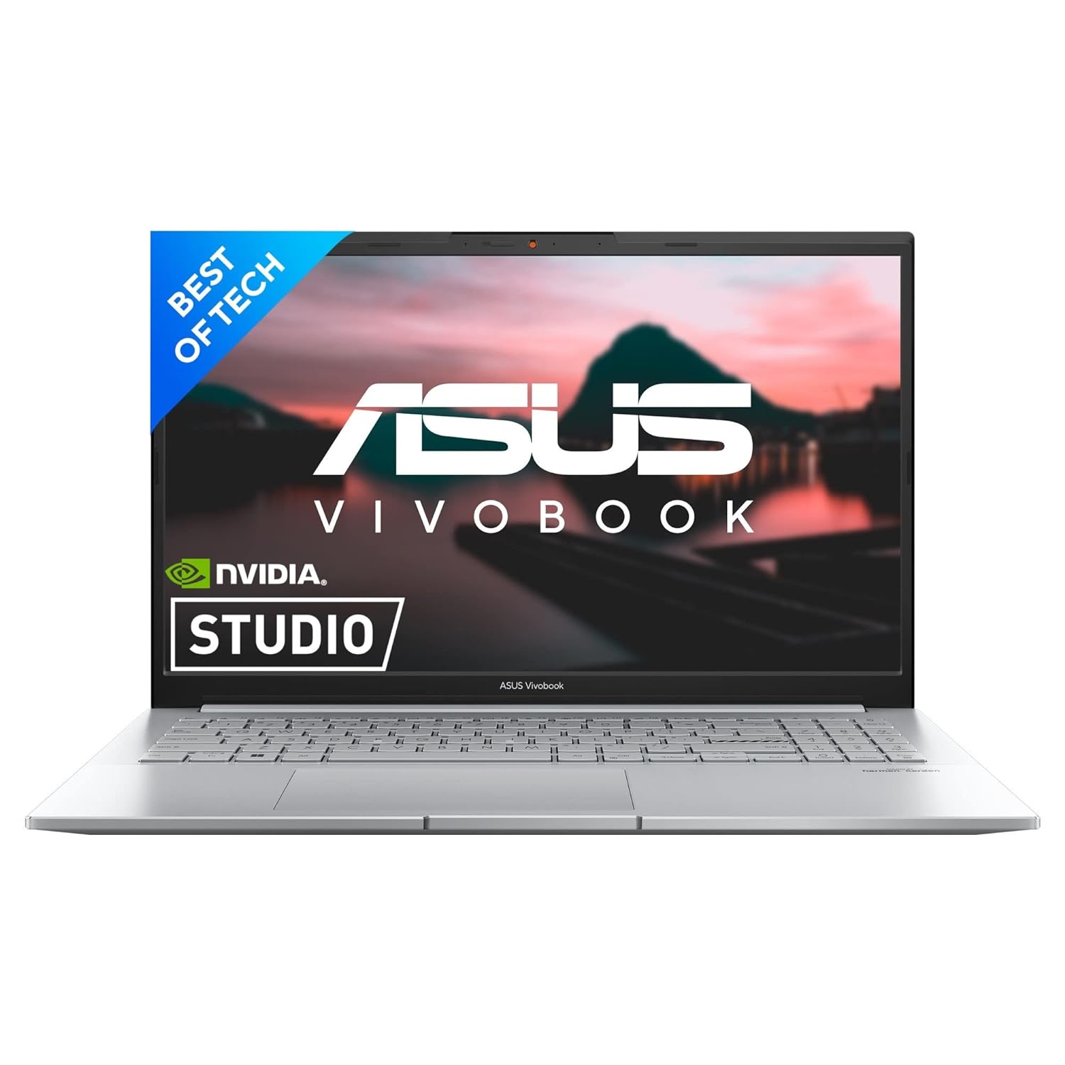 ASUS Creator Series Vivobook Pro 15, 15.6-inch (39.62 cms) FHD 144Hz, AMD Ryzen 5 5600H, Gaming Laptop (16GB/512GB SSD/4GB NVIDIA GeForce RTX 3050/Win11/Office 2021/Silver/1.80 kg),M6500QC-HN542WS