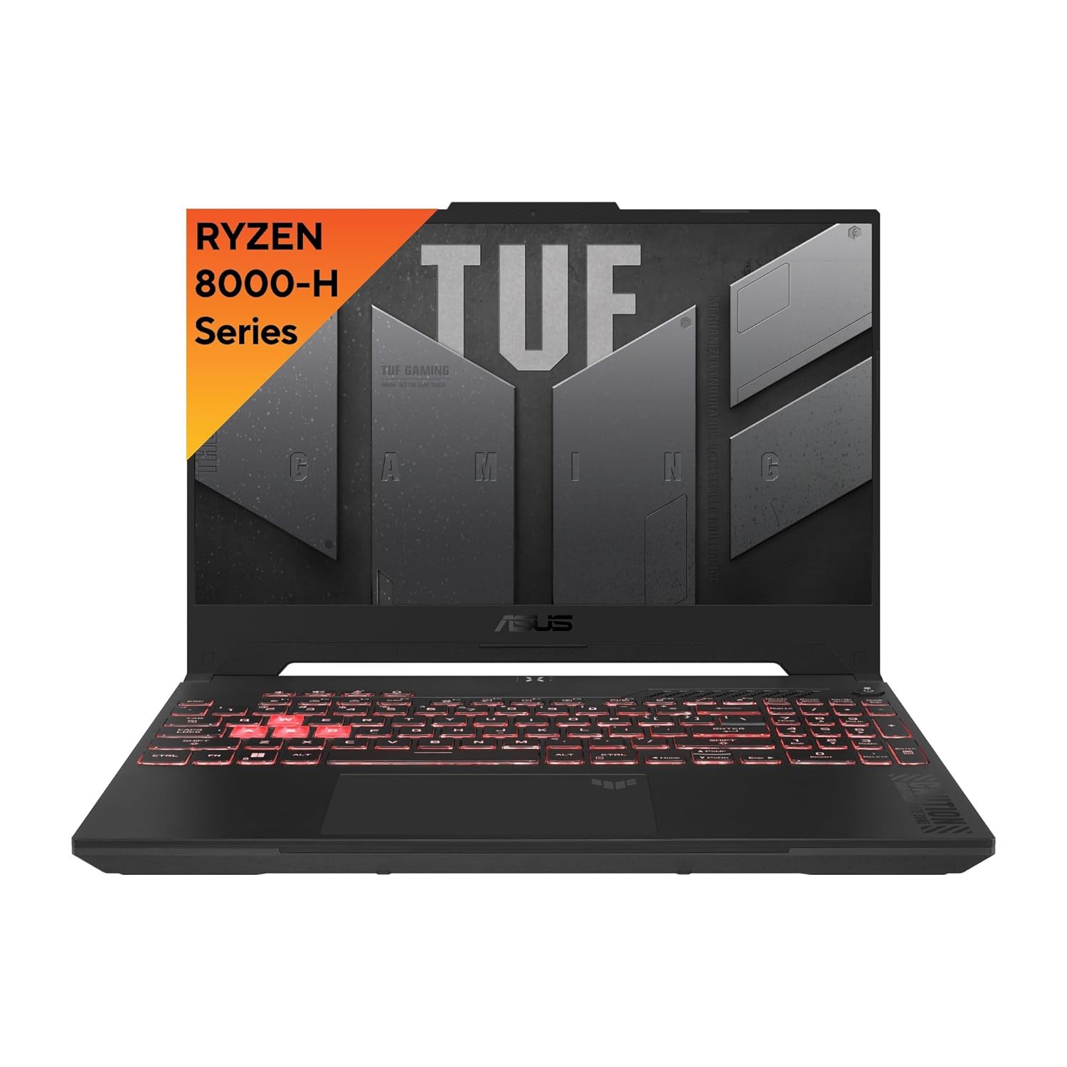 ASUS TUF Gaming A15 (2024), 15.6" (39.62cm) FHD 144Hz, AMD Ryzen 9 8945H, Gaming Laptop (16GB DDR5/1TB SSD/NVIDIA GeForce RTX 4070 /Windows 11/Office 2021/Mecha Gray/2.20 Kg), FA507UI-LP066WS