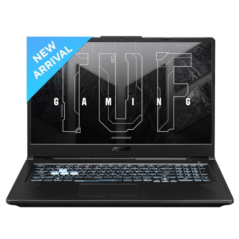 ASUS TUF Gaming F17 - Gaming Laptop, Intel Core i5-11400H 11th Gen, 17.3-inch (43.94 cm) FHD 144Hz, (16GB/512GB SSD/4GB NVIDIA RTX 2050/Win 11/ RGB Backlit/Black/2.60 kg),FX706HF-HX019W
