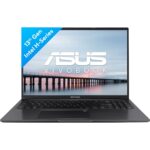 ASUS Vivobook 16 (2023)Thin & Light Laptop,Intel Core i9-13900H 13th Gen, 16" (40.64 cm) FHD+(16GB RAM/512GB SSD/Intel Iris Xe/Win 11/Office 2021/Backlit KB/Fingerprint/Black/1.88 kg) X1605VA-MB947WS