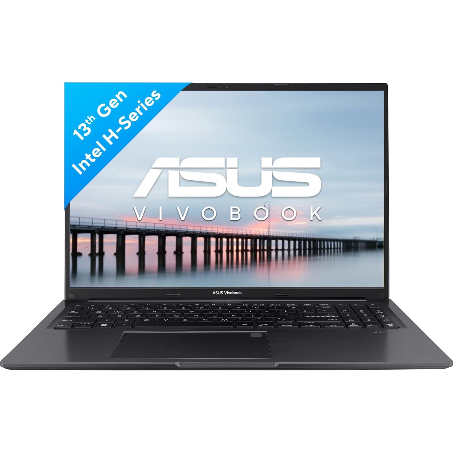 ASUS Vivobook 16 (2023)Thin & Light Laptop,Intel Core i9-13900H 13th Gen, 16" (40.64 cm) FHD+(16GB RAM/512GB SSD/Intel Iris Xe/Win 11/Office 2021/Backlit KB/Fingerprint/Black/1.88 kg) X1605VA-MB947WS