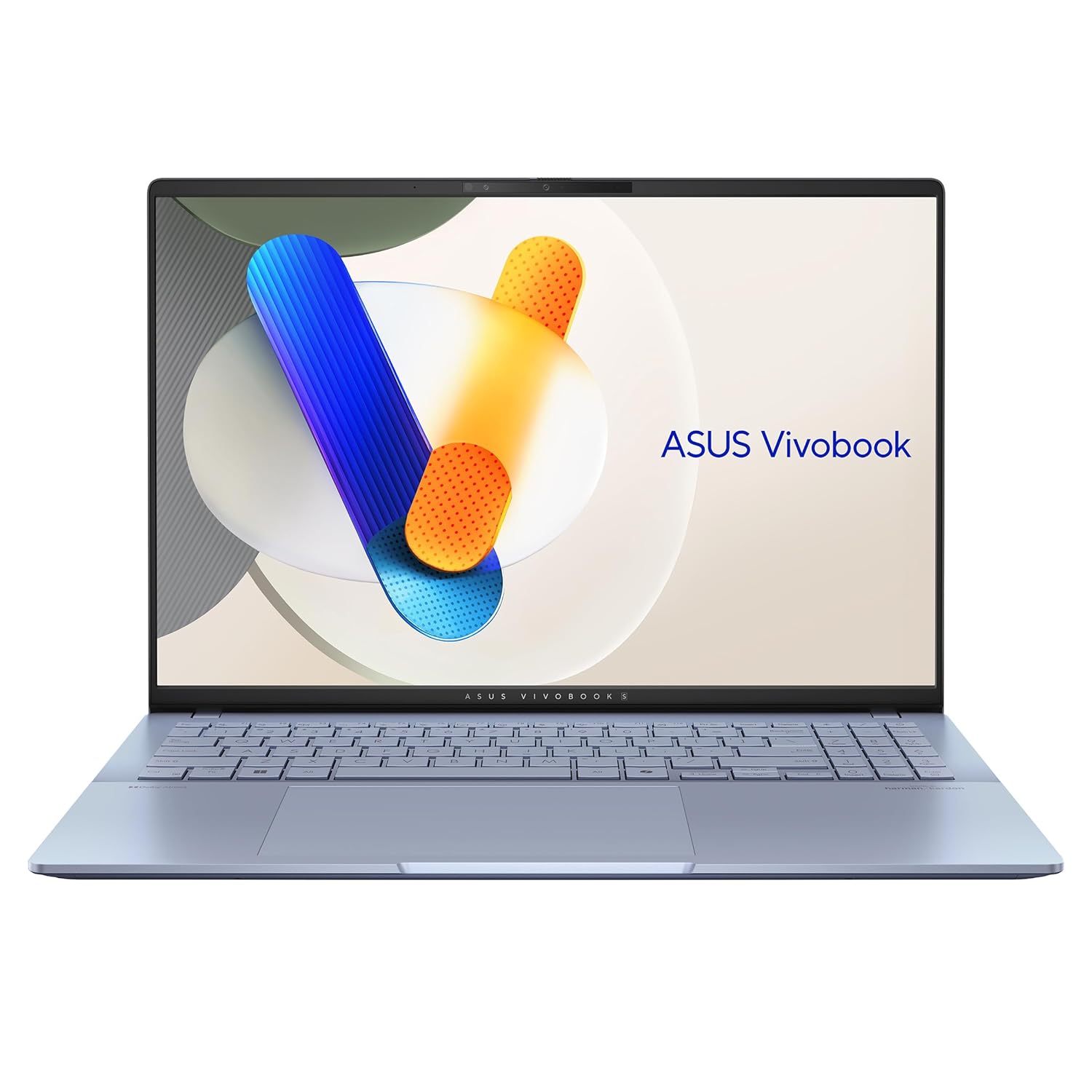 ASUS Vivobook S 16 OLED (2024), 16 "(40.64cm) 3.2K OLED 16:10 120Hz, Intel Core Ultra 5 125H, Thin and Light Laptop (16GB LPDDR5X/1TB SSD/Intel Arc Graphics/Win11/Mist Blue/1.50 Kg), S5606MA-MX551WS