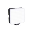 Amazon Basics LED Video Light | 100 LED Beads | Dimmable | 3 Cold Shoe Connectors | Compatible with Cameras, Computers and Selfie Sticks || Battery Operated