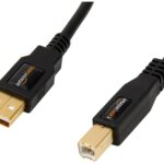 Amazon Basics USB 2.0 Cable - A-Male to B-Male for Personal Computer, Printer - 16 Feet (4.8 Meters, Black)
