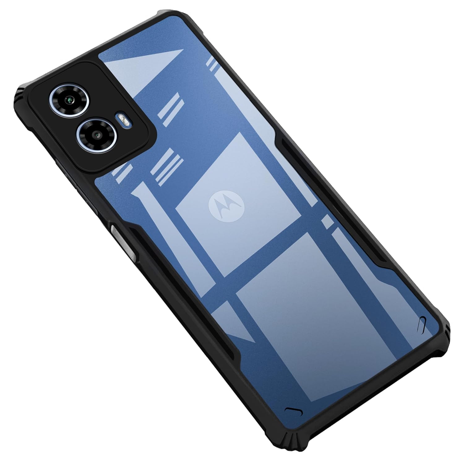 Amazon Brand - Solimo Back Case Cover for Motorola Moto G34 5G (Polycarbonate_Matte Black)