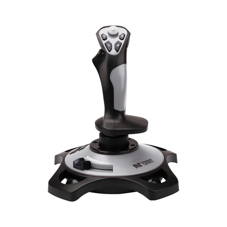Ant E Sports Js55 Flight Simulator Controls, Flight Joystick Controls With Vibration Function And Throttle Controls Wired Flight Stick For Pc Windows Xp/Vista/7/8/10/Computer/Laptop(Pc Only)