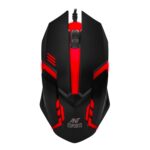 Ant Esports GM45 Gaming Mouse, USB Optical Computer Mice with Rainbow Backlit, 4 Adjustable DPI Up to 3600, Ergonomic Gamer Laptop PC Mouse for Windows 7/8/10/XP Vista Linux -Black