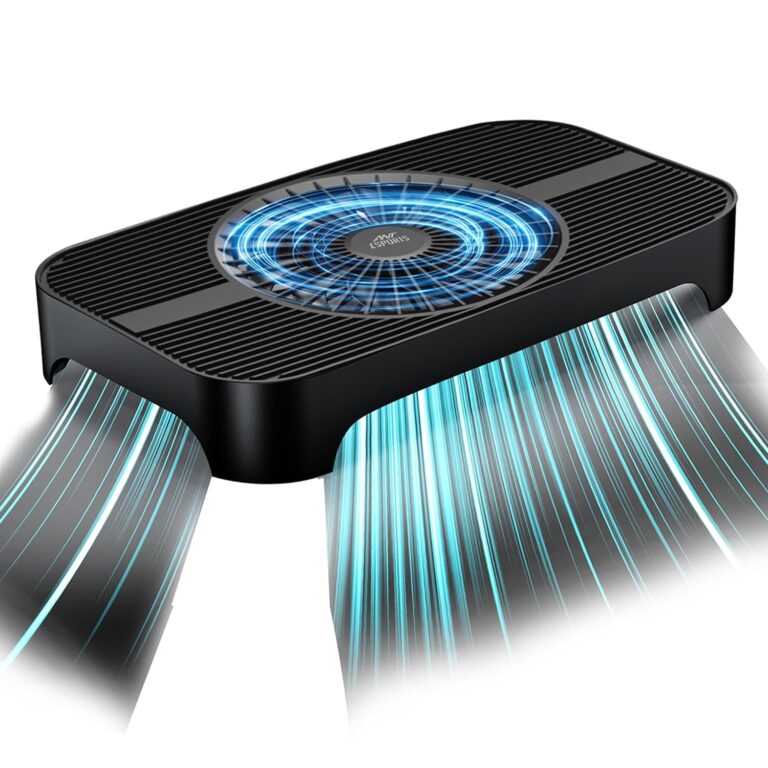 Ant Esports RCP70 Router & Mini Computer Cooling Pad/Fan with LED Light, 140mm Fan and 5V USB Power for Receiver DVR, WiFi Modem, Set Top Box and Mini PC