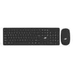 Ant Value FKBRI05 Wireless Keyboard Mouse Combo - 2.4Ghz Aesthetic Quiet Keyboard and Mouse Wireless - 110 Keys Full Size Ultra-Thin Keyboard for Laptop, Computer, PC, Notebook, Windows, Mac OS -Black