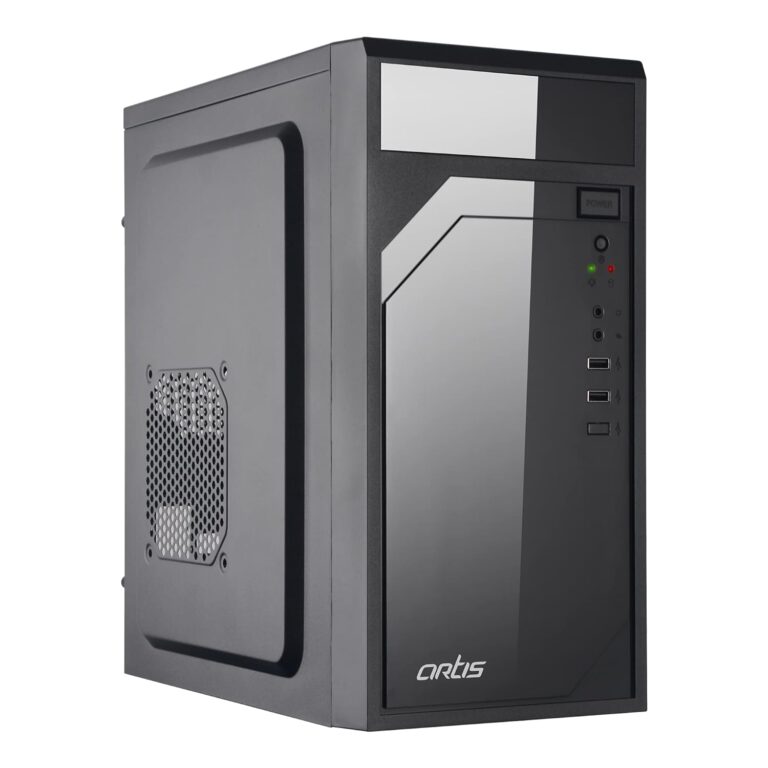 Artis 2620 2.0 C Computer Cabinet Support Micro ATX Motherboard, 1 x 80mm Fan with 400W Power Supply