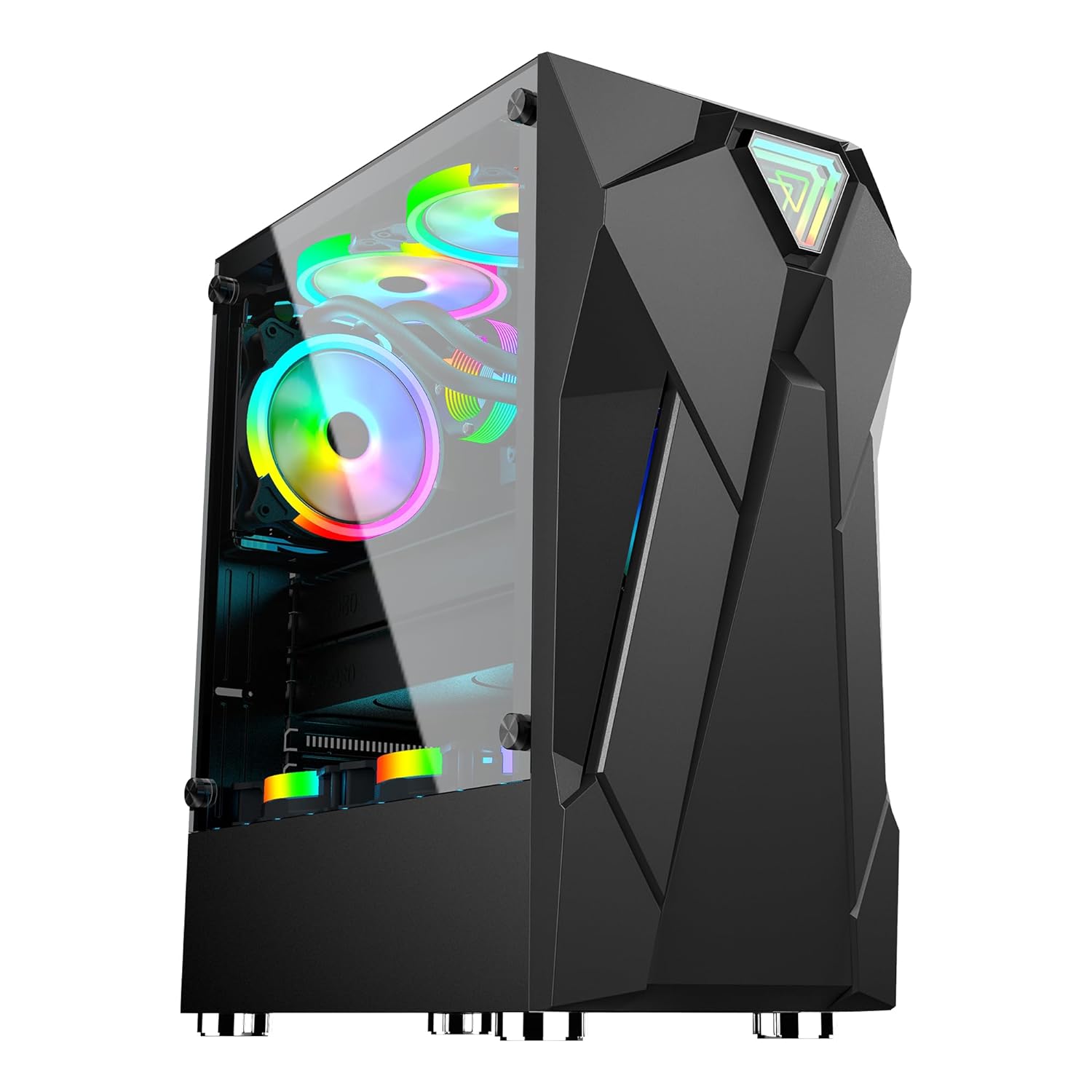 Artis G8325 Computer Gaming Cabinet Support Full ATX, Micro ATX Motherboard, 1 x 120mm RGB Fan