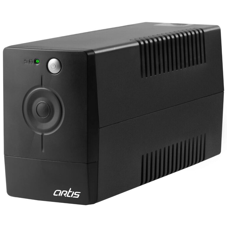 Artis PS-600VA 600VA Line Interactive UPS for Personal Computers , Desktop PCs, Laptops, Routers, Networking Devices and Gaming Consoles