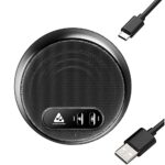 Audio Array AM-C10 USB Plug & Play Conference Microphone & Speaker | Omni Directional Pickup Upto 4M | Speaker and Mic Mute Buttons | Volume Control & Mute Button| Ideal for Meeting & Video Call