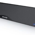 Bluetooth soundbar Speakers, HiFi Sound Quality Sound Bar, USB Powered PC Speakers, Bluetooth 5.0 and 3.5mm Aux-in Computer Speakers for Desktop, Laptop, PCs, Monitor, Tablets, Xbox, Gaming Speakers