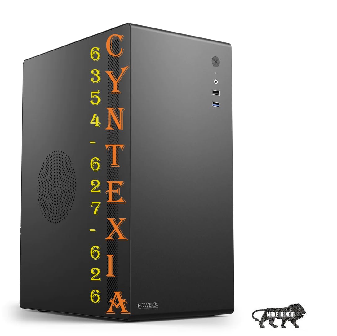 Cyntexia Computer Desktop PC (Core i5-4th Gen || 08GB RAM || 512GB SSD || HDMI || VGA || Ethernet || HD Graphics 4600 || USB 3.0 || Win 11) Basic Software Installed