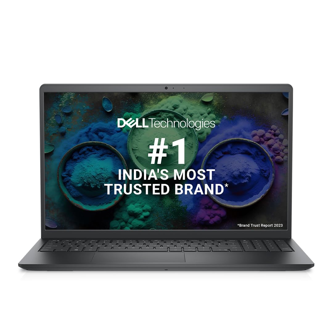 Dell 15 Thin & Light Laptop, AMD Ryzen R5-7520U Processor/ 8GB LPDDR5/ 512GB/ 15.6" (39.62cm) FHD 120Hz 250 nits Display/Win 11 + MSO'21/15 Month McAfee/Black Color/1.63kg