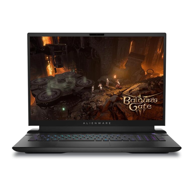 Dell Alienware m18 R1 Gaming Laptop, Intel Core i9-13980HX Processor/64GB/1TB SSD/18.0" (45.72cm) QHD+ FHD 165Hz/NVIDIA RTX 4090 16GB GDDR6/Win 11 + MSO'21/15 Month McAfee/Dark Metallic Moon/2.72kg