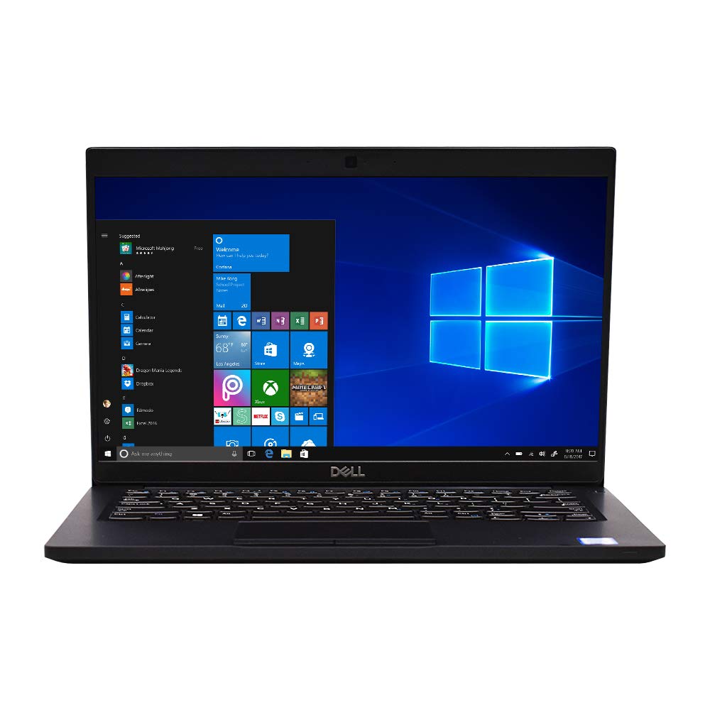 Dell Latitude 7390 Laptop, 13.3" FHD Touch Display, Intel Core i5-8350U Upto 3.6GHz, 8GB RAM, 256GB SSD, DisplayPort via USB-C, HDMI, Qualcomm WWAN, Wi-Fi, Bluetooth, Windows 10 Pro (Renewed)