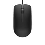 Dell MS116 Wired Optical Mouse, 1000DPI, LED Tracking, Scrolling Wheel, Plug and Play