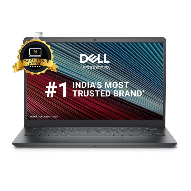 Dell [Smartchoice 14 Thin & Light Laptop, Intel 12th Gen Core i5-1235U/8GB/512GB SSD/14.0" (35.56cm) FHD/Intel UHD Graphics/Spill-Resistant Keyboard/Windows 11 + MSO'21/Black/15 Month McAfee, 1.48kg