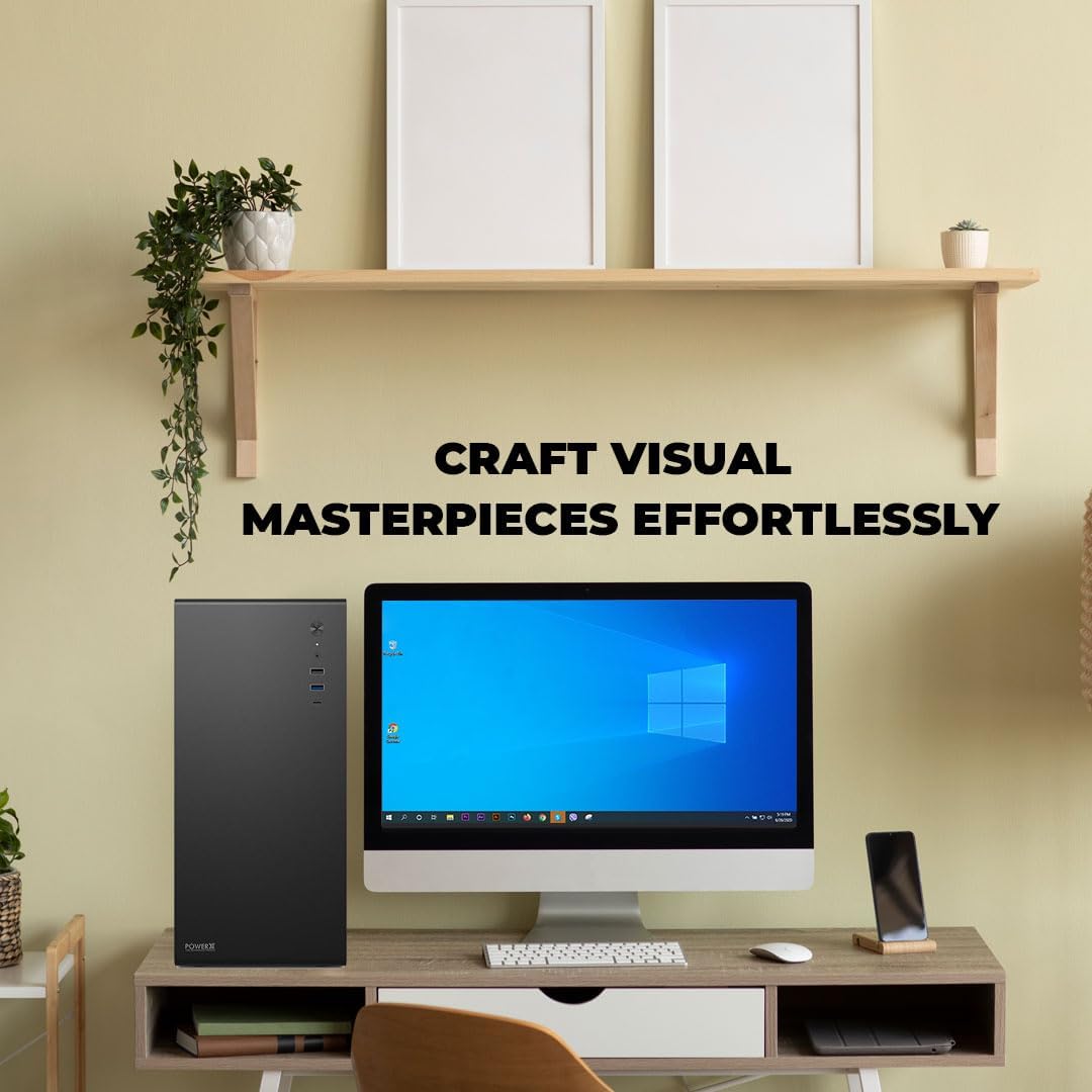 Desktop Computer, i5 3RD Gen CPU, 16GB RAM, 1TB HDD + 256GB SSD, Black (CORE I5 3RD, 16GB RAM / 1TB HDD/ 256GB SSD)