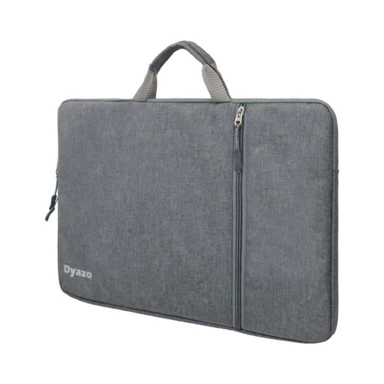 Dyazo 14 Inch Laptop Sleeve | Cover | Case with Handle & One Front Accessories Pocket Compatible for Chromebooks MacBook Chromebook & Other Laptops Computer Upto 14 Inches (Grey)