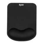 Dyazo Ergonomic Design Memory Foam Gel Mouse Pad with Cushion Non-Slip Rubber Base Mousepad Wrist Support Suitable for Computer, Notebook,Laptop, Work from Home & Office (Black)
