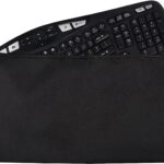 EDRAK® Keyboard Dust Productive Bag Case Sleeve Pouch for Universal Keyboard, Logitech/Razer/Das/Havit/Apple Magic Keyboard Protector, Wireless/Wire Computer/Gaming PC Keyboard Dust Cover (Black)