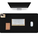 FAMOUS QUALITY® Fordable Mat Computer Game Mouse Pad for Desktop, Laptop, Keyboard, (Black,red yellow) Multi Color Border