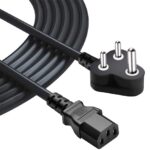 FEDUS 3M Computer Power Cable Cord for Desktops PC and Printers/Monitor SMPS Power Cable IEC Mains Power Cable Black