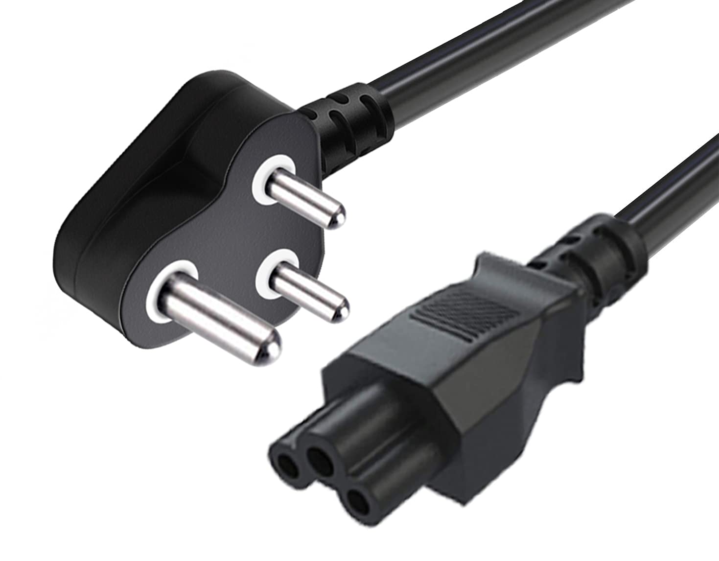 FEDUS 5.9 Feet 3 Pin AC Laptop Power Cord Cable Notebook Computer Replacement Charger Cord Wire 18AWG Laptop Adapter Power Cable Laptop Charger Power Cord Universal Mickey Mouse Connector Power Cord