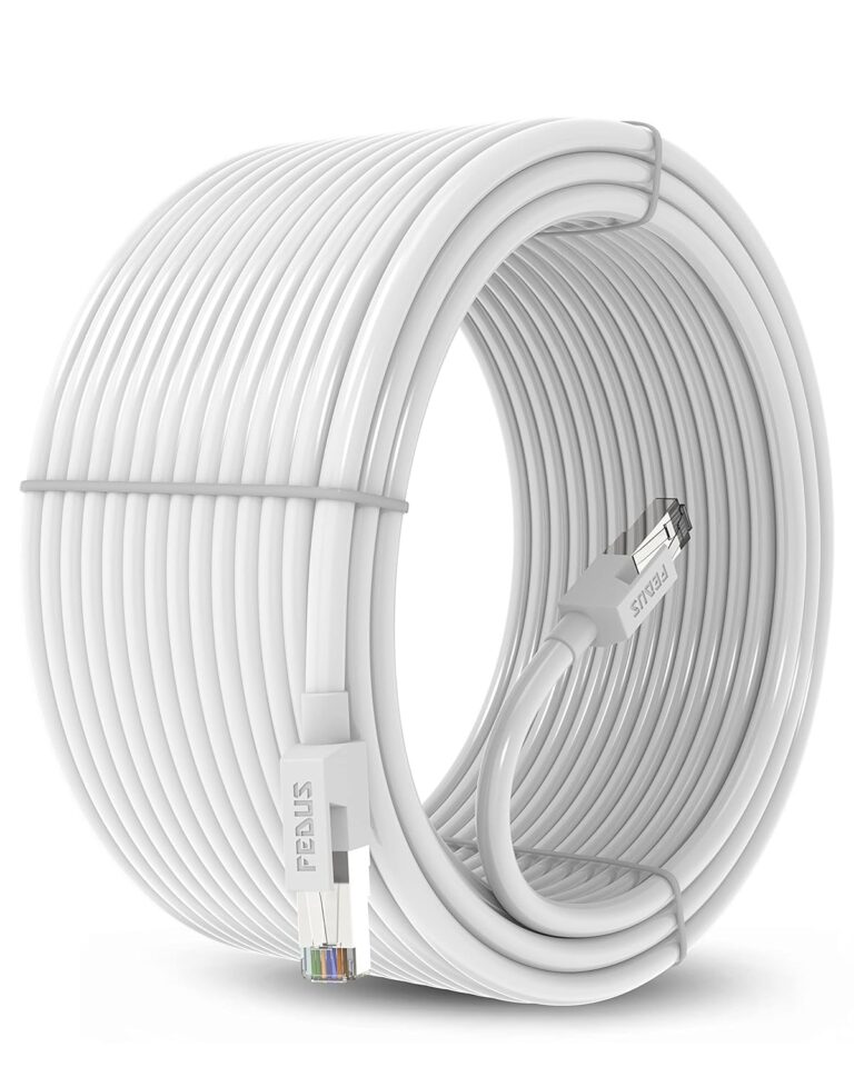 FEDUS Cat6 Ethernet Cable, 20 Meter High-Speed 550MHZ / 10 Gigabit Speed UTP LAN Cable, Network Cable Internet Cable RJ45 Cable LAN Wire, Patch Computer Cord Category 6 Wires for Modem, Router