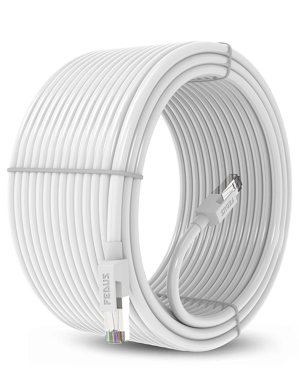 FEDUS Cat6 Ethernet Cable, 30 Meter High Speed 550MHZ / 10 Gigabit Speed UTP LAN Cable, Network Cable Internet Cable RJ45 Cable LAN Wire, Patch Computer Cord Gigabit Category 6 Wires for Modem, Router