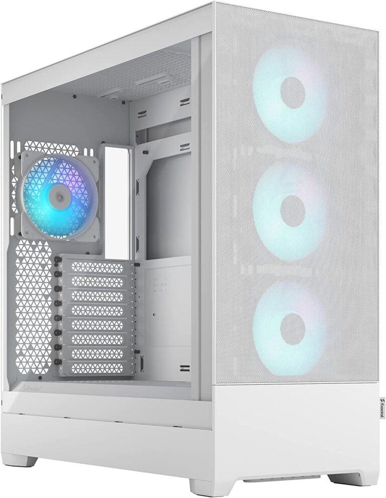 Fractal Design Pop XL Air RGB White Tempered Glass Clear Tint E-ATX Computer Case - (FD-C-POR1X-01)