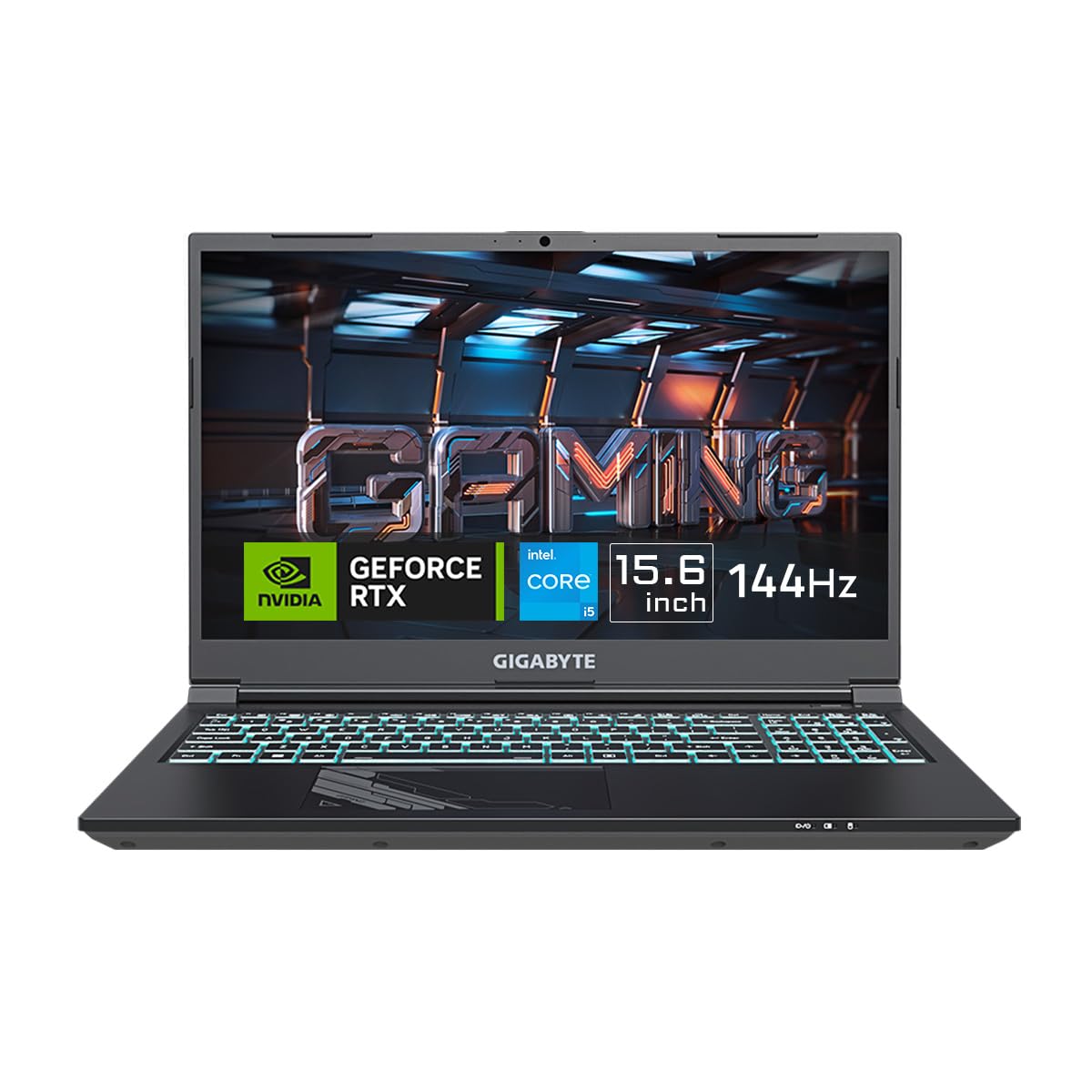 GIGABYTE G5 MF-G2IN313SH Gaming Laptop Intel Core i7 12th Gen 12650H - (16 GB/512 GB SSD/Windows 11 Home/6 GB Graphics/NVIDIA GeForce RTX 4050) (15 inch, Black, 2.08 Kg)