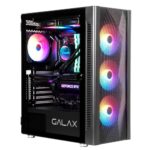 Galax (Rev-06) Revolution 06 Black with 4 RGB Fans Preinstalled, Mid Tower ATX Gaming Cabinet/Computer Case, Tempered Glass Side Panel