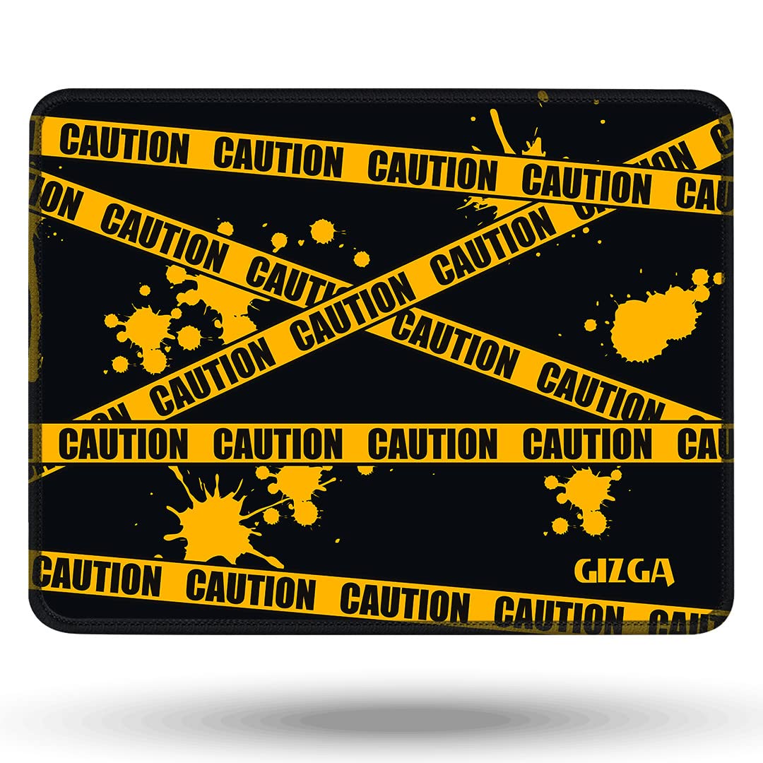 Gizga Essentials (44cm x 35cm) Extended Gaming Mouse Pad, Laptop Desk Mat, Computer Mouse Pad with Smooth Mouse Control, Mercerized Surface, Antifray Stitched Embroidery Edges, Anti-Slip Rubber Base
