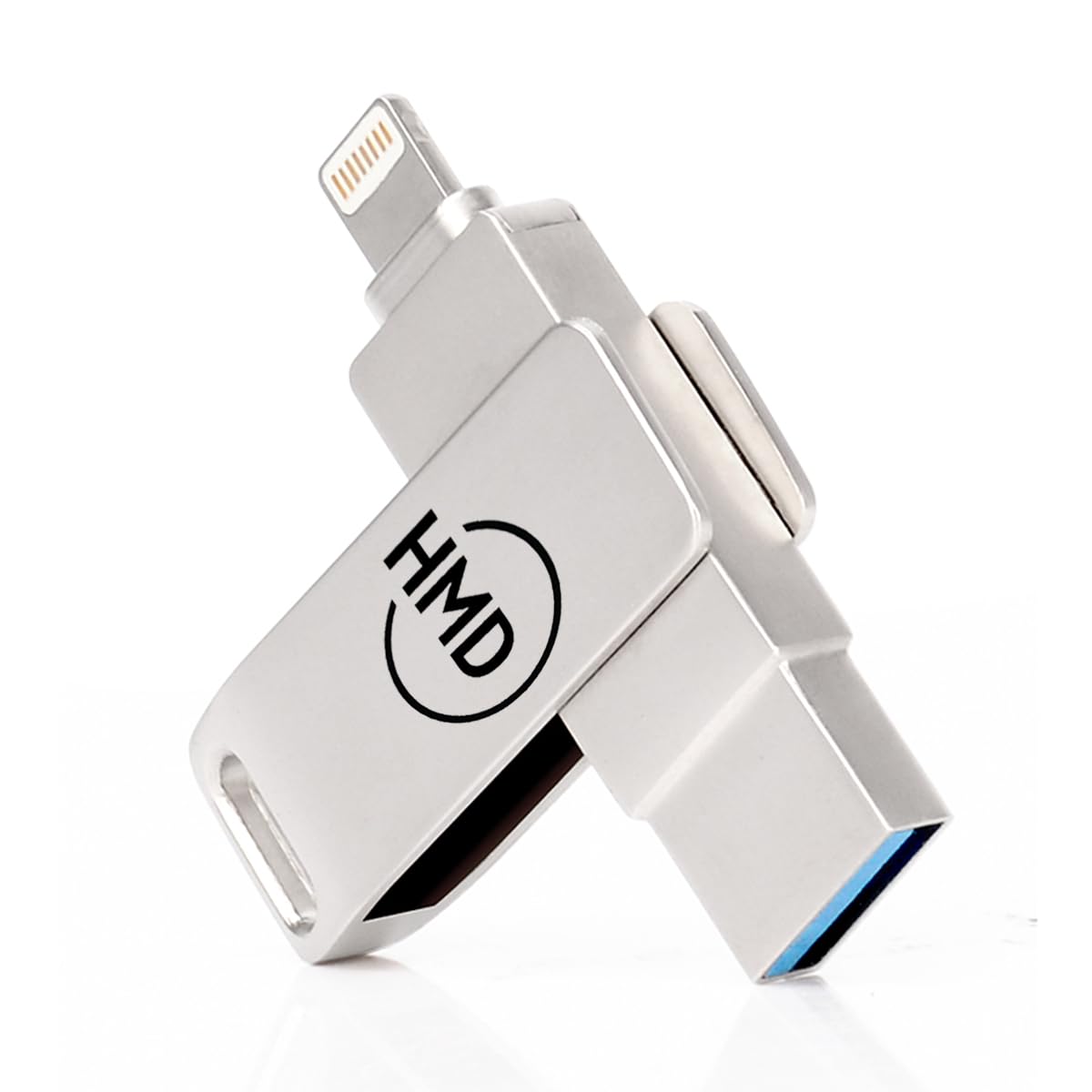 HMD MFi Certified 512GB Pen Drive USB Storage for iPhone External Photo Storage iPad Lightning for iPhone and Computer