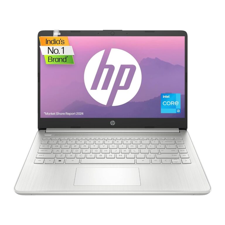 HP Laptop 14s, 12th Gen Intel Core i3-1215U, 14-inch (35.6 cm), FHD, 8GB DDR4, 512GB SSD, Intel UHD Graphics, Thin & Light, Dual Speakers (Win 11, MSO 2021, Silver, 1.46 kg), dy5008TU