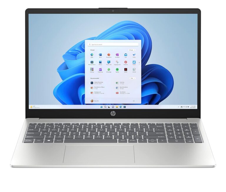 HP Laptop 15, Intel Core Ultra 5 125H, Enhanced by AI, 15.6-inch (39.6 cm), FHD, 16GB DDR5, 512GB SSD, Intel Graphics, FPR, 1080p FHD Camera, Backlit KB (Win 11, Silver, 1.65 kg), fd1099TU