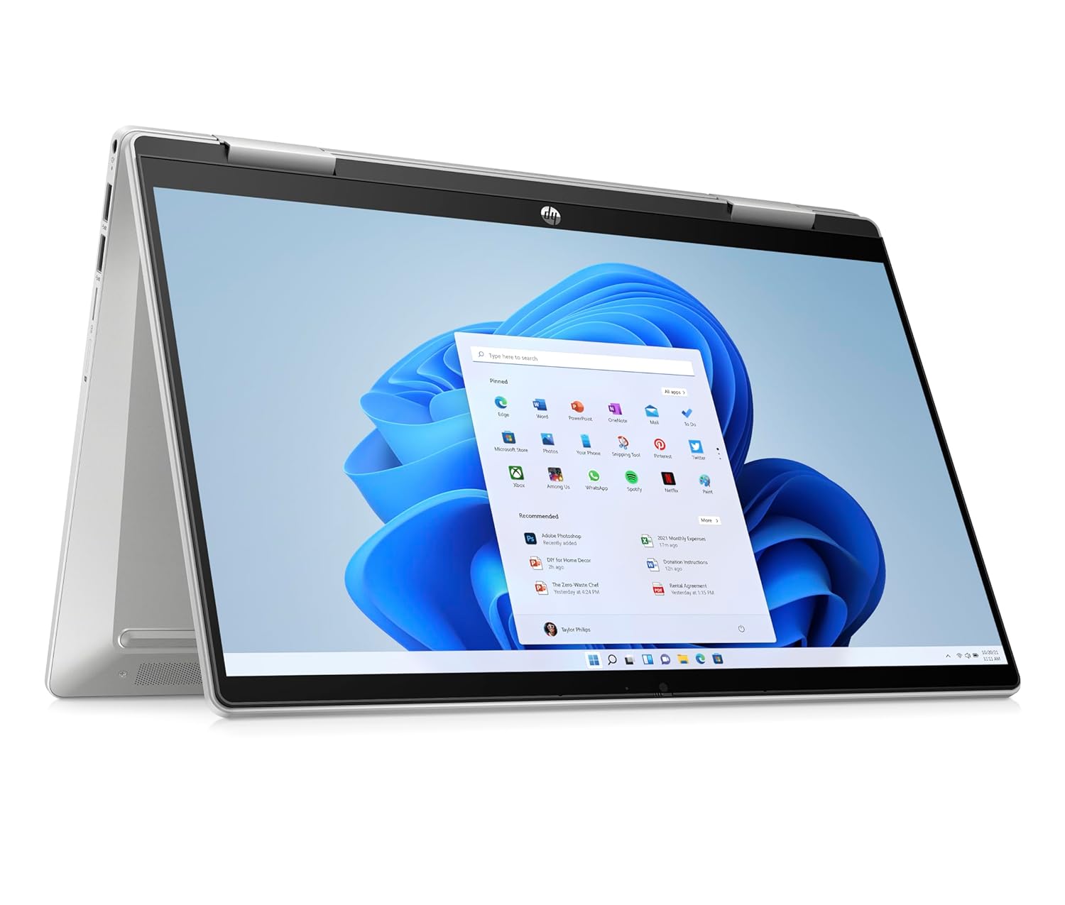 HP Pavilion x360 2-in-1 Laptop 13th Gen Intel Core i5-1335U, 14-inch (39.6 cm) FHD,Multitouch, 16GB RAM, 512GB SSD, Intel Iris X Graphics, B&O, Pen, FPR (Win 11, MSO, 1.69kg), 14-ek1074TU