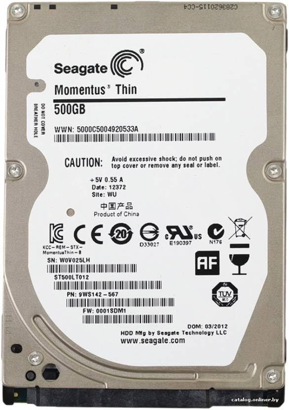 KINGSTER 500GB Internal Hard Drive HDD 2.5 Inch SATA 6 Gb/s, 5400 RPM, 128MB Cache for Laptop Computer (kingL500hd) Ultra Thin (500 GB)
